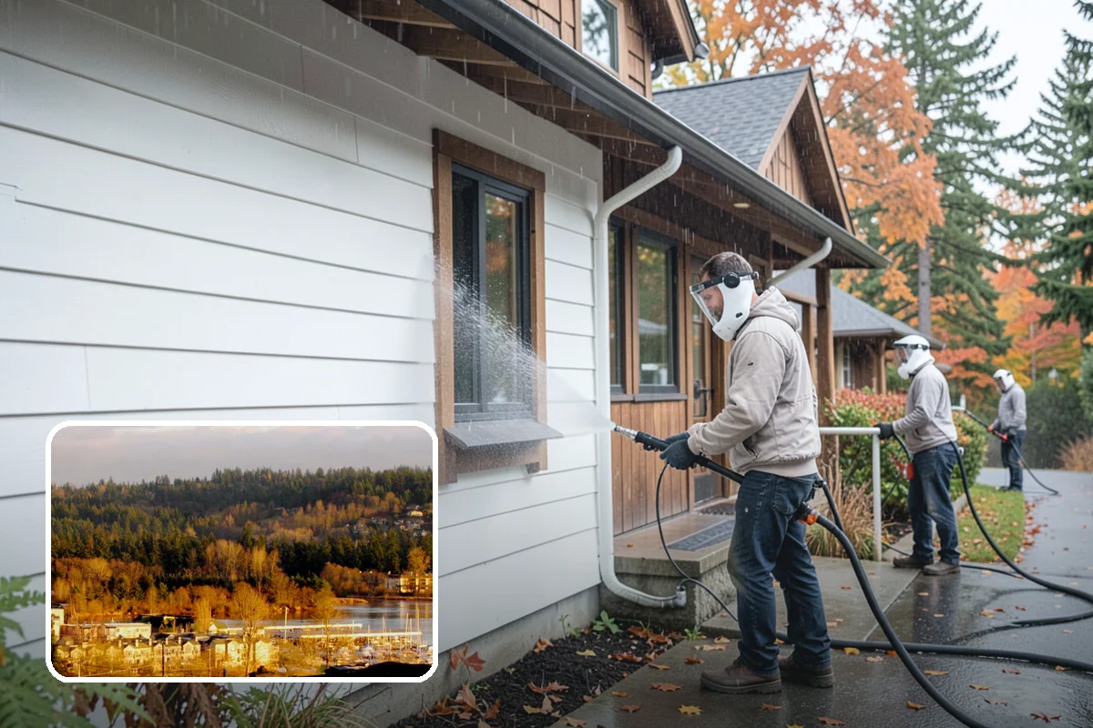 Boat Dock Cleaning in Kenmore, King County, WA - Removes dangerously slick algae from decking