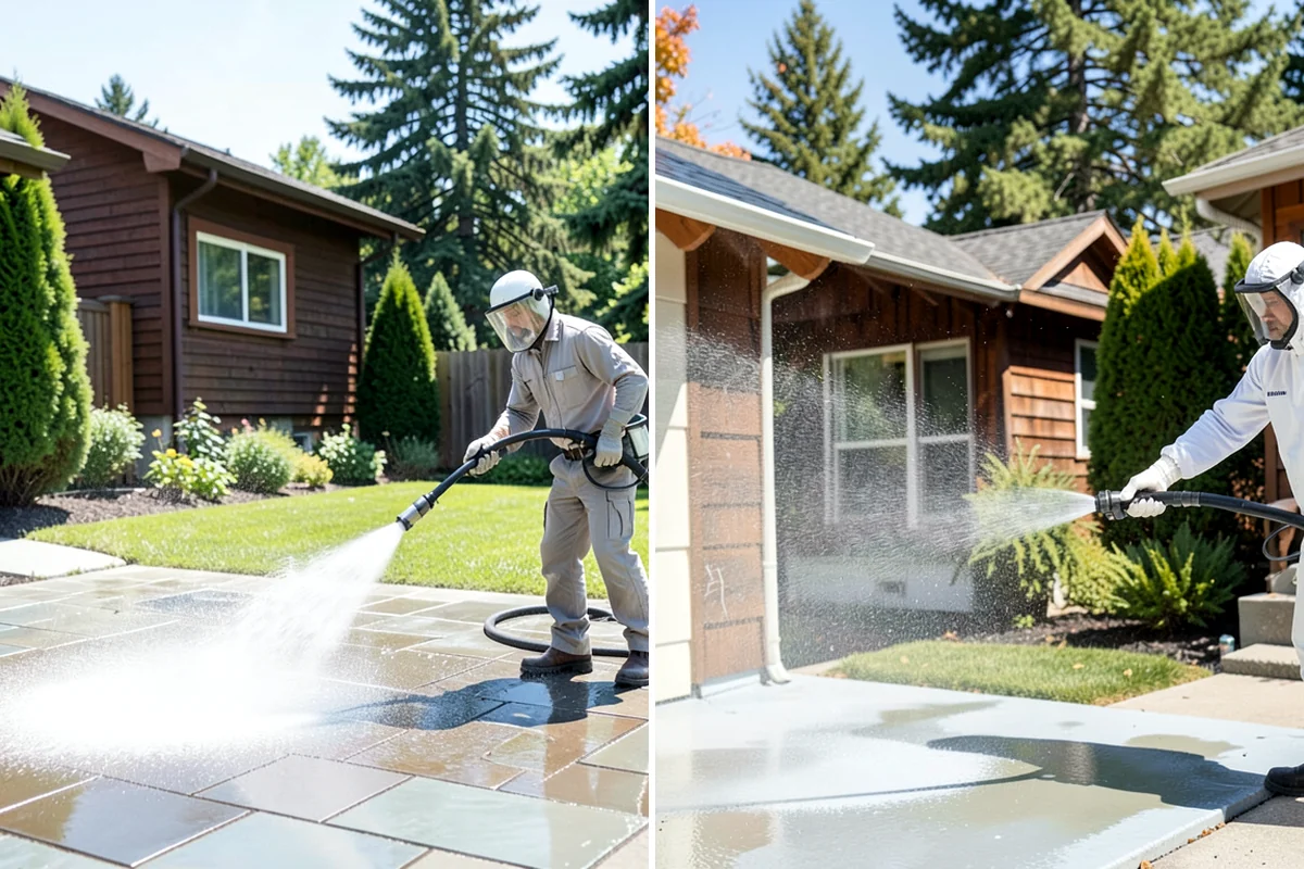 Boat Dock Cleaning in Kenmore, King County, WA - Inspect decking material and note slick zones