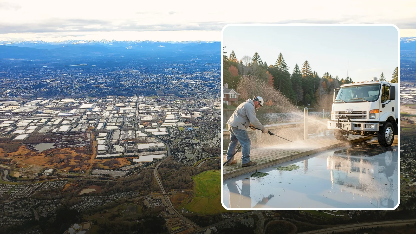 Boat Dock Cleaning in Kent, King County, WA - We clean boat docks across Washington waterfronts to remove slick algae, moss, and waterline grime.