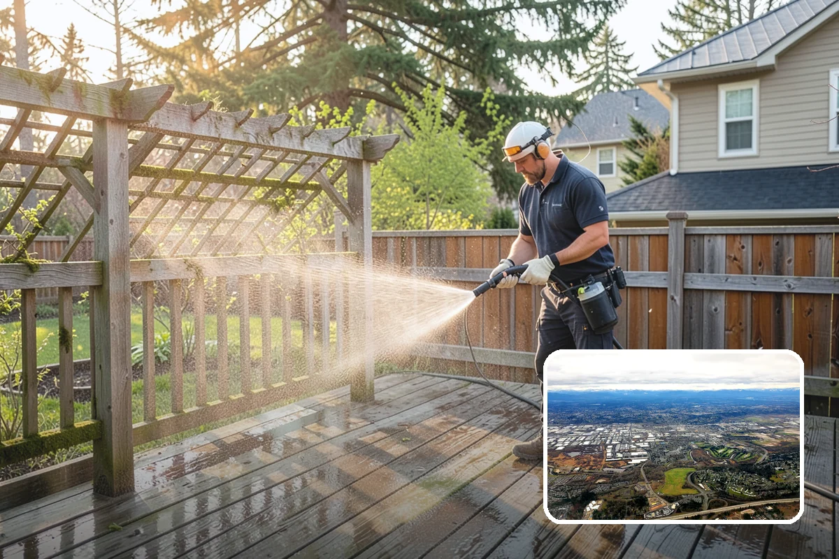 Boat Dock Cleaning in Kent, King County, WA - Removes dangerously slick algae from decking
