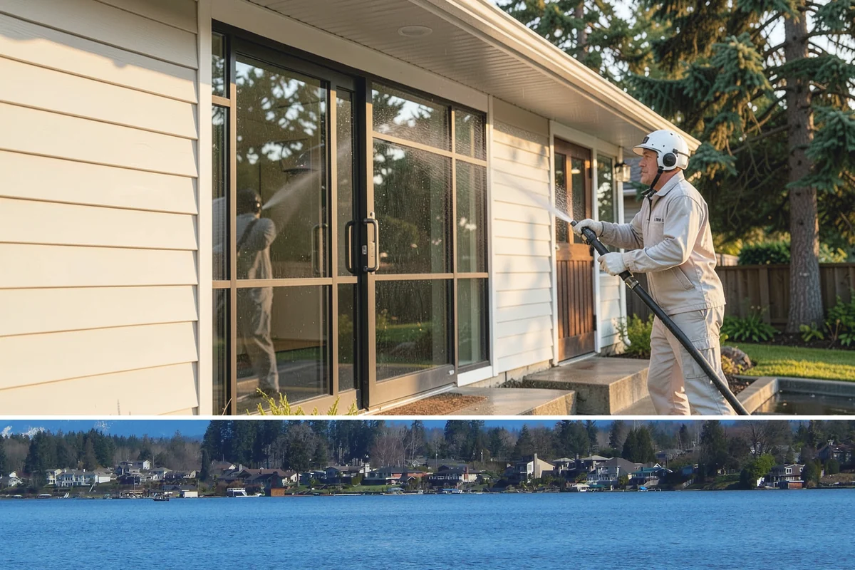 Boat Dock Cleaning in Lake Stevens, Snohomish County, WA - Docks are best cleaned in late spring ahead of boating season, with a fall touch-up to clear summer algae buildup.
