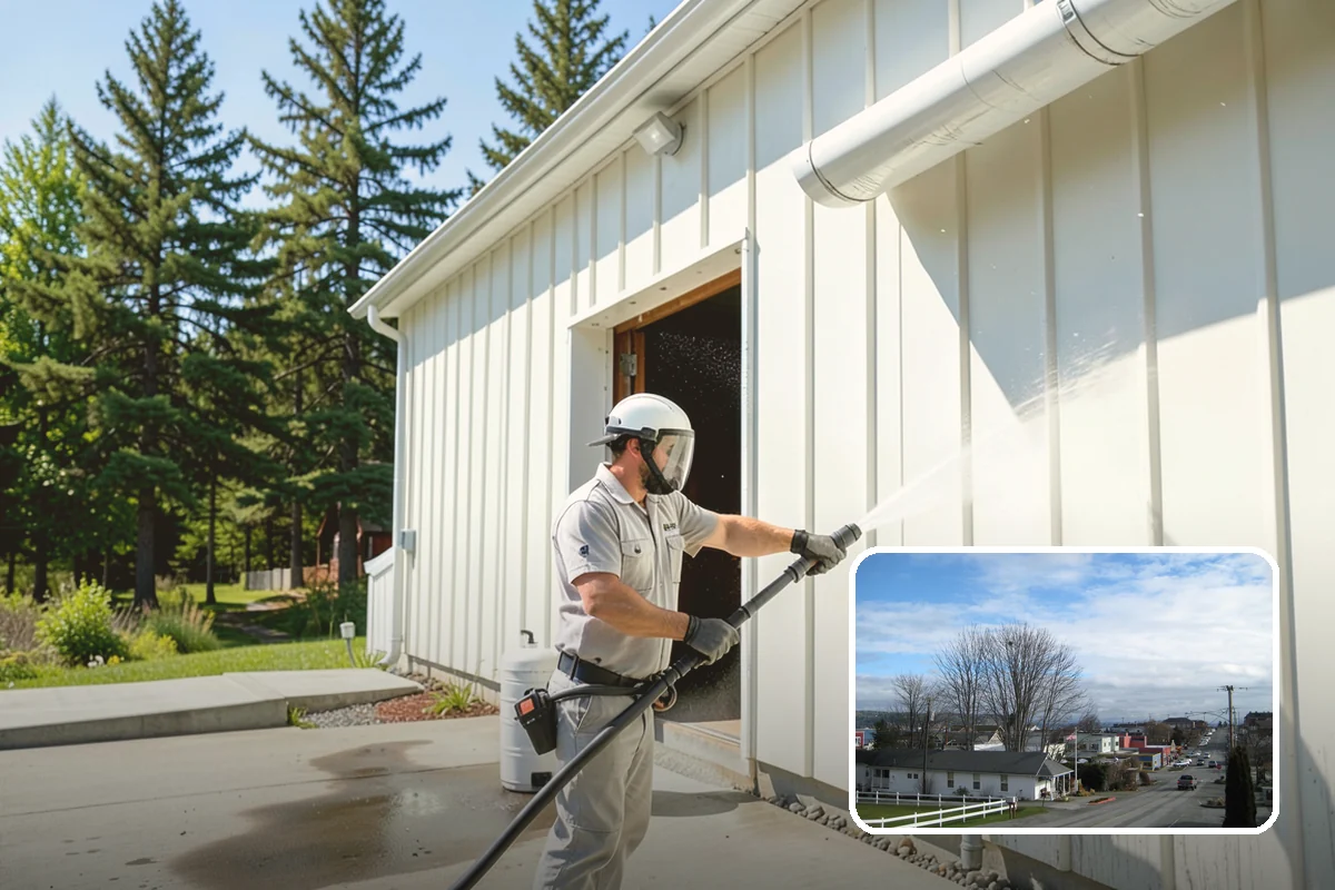 Boat Dock Cleaning in Langley, Island County, WA - Removes dangerously slick algae from decking