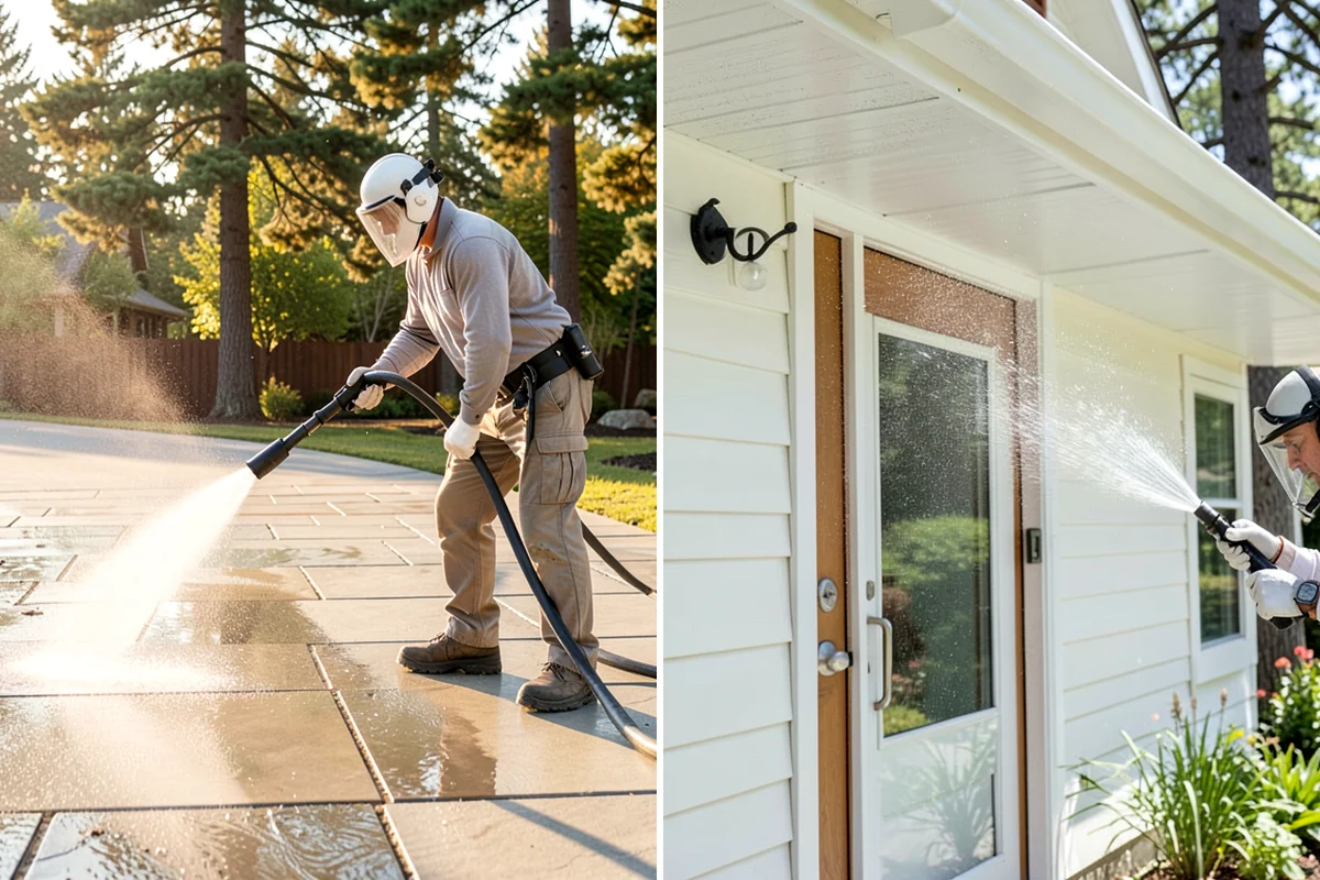 Boat Dock Cleaning in Lyman, Skagit County, WA - Inspect decking material and note slick zones