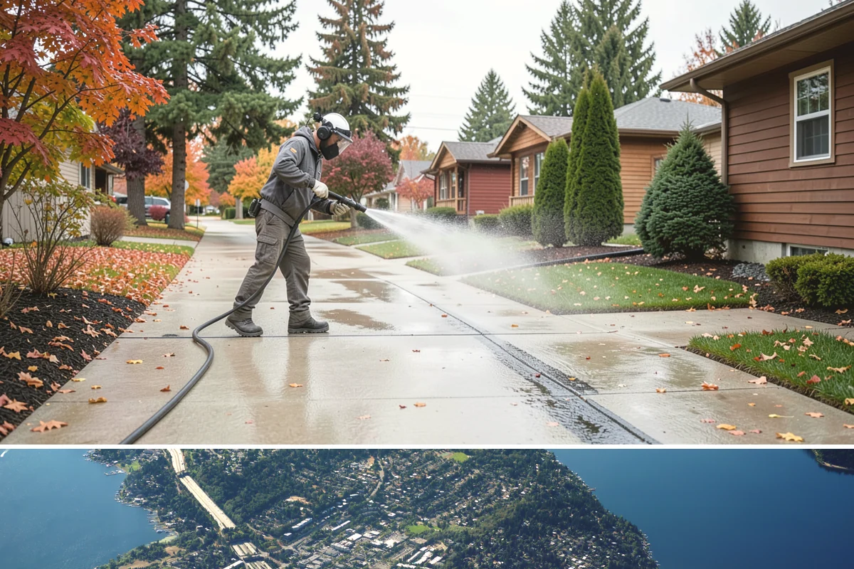 Boat Dock Cleaning in Mercer Island, King County, WA - Docks are best cleaned in late spring ahead of boating season, with a fall touch-up to clear summer algae buildup.