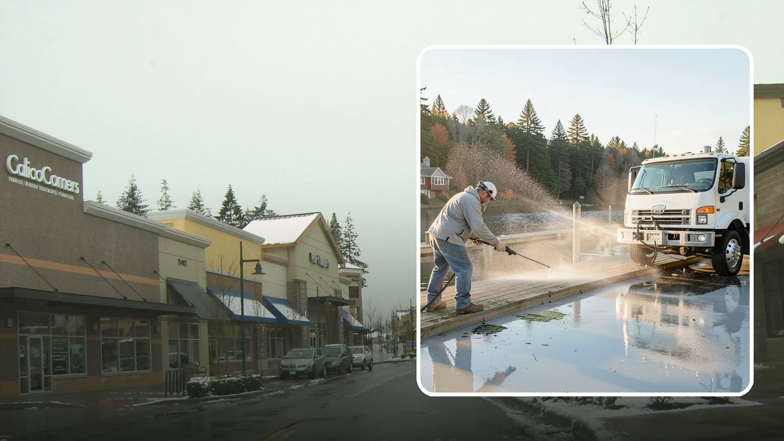 Boat Dock Cleaning in Mill Creek, Snohomish County, WA - We clean boat docks across Washington waterfronts to remove slick algae, moss, and waterline grime.