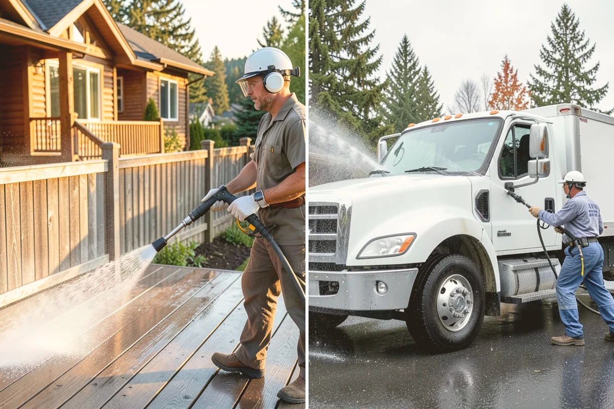 Boat Dock Cleaning in Milton, King County, WA - Inspect decking material and note slick zones