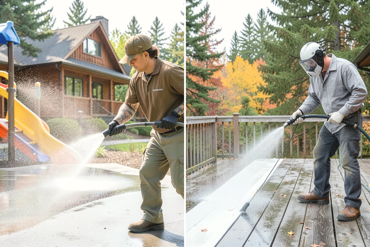 Boat Dock Cleaning in Mountlake Terrace, Snohomish County, WA - Inspect decking material and note slick zones