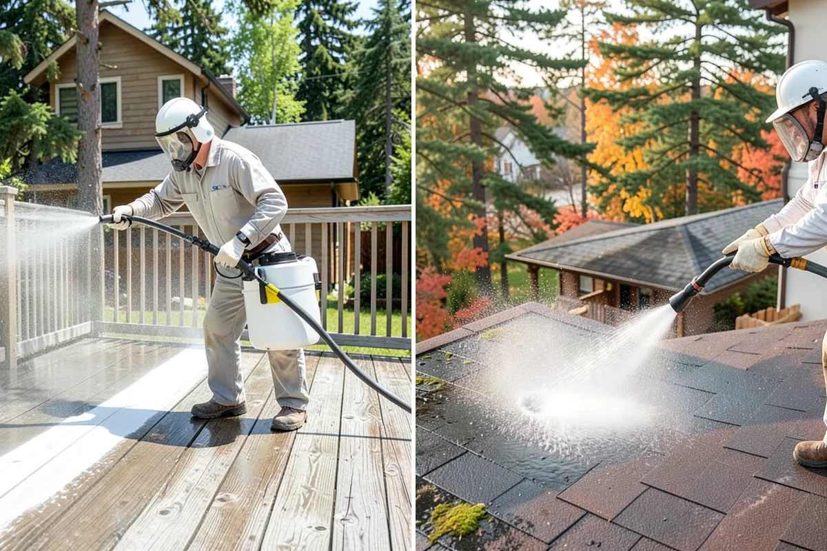 Boat Dock Cleaning in Normandy Park, King County, WA - Inspect decking material and note slick zones