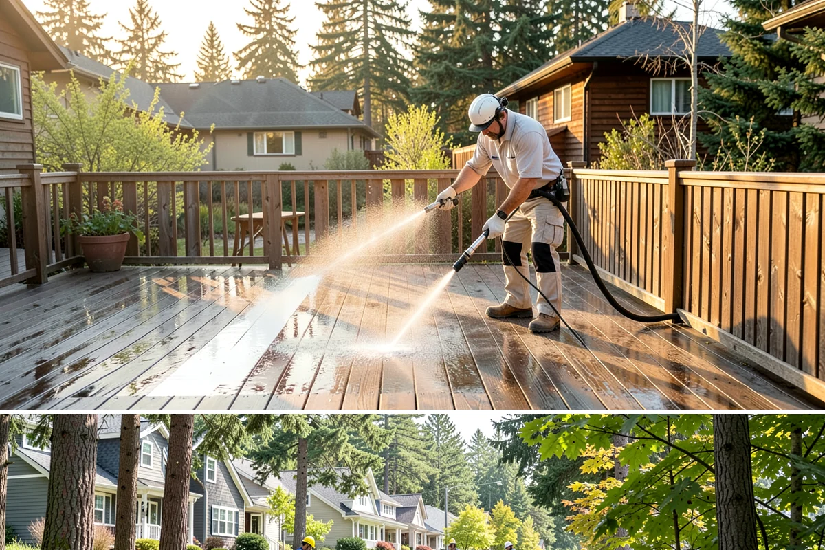 Boat Dock Cleaning in Normandy Park, King County, WA - Docks are best cleaned in late spring ahead of boating season, with a fall touch-up to clear summer algae buildup.
