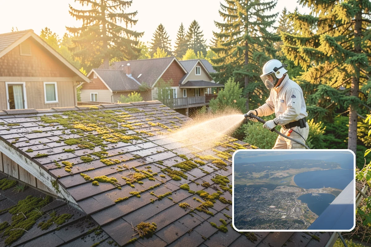 Boat Dock Cleaning in Oak Harbor, Island County, WA - Removes dangerously slick algae from decking