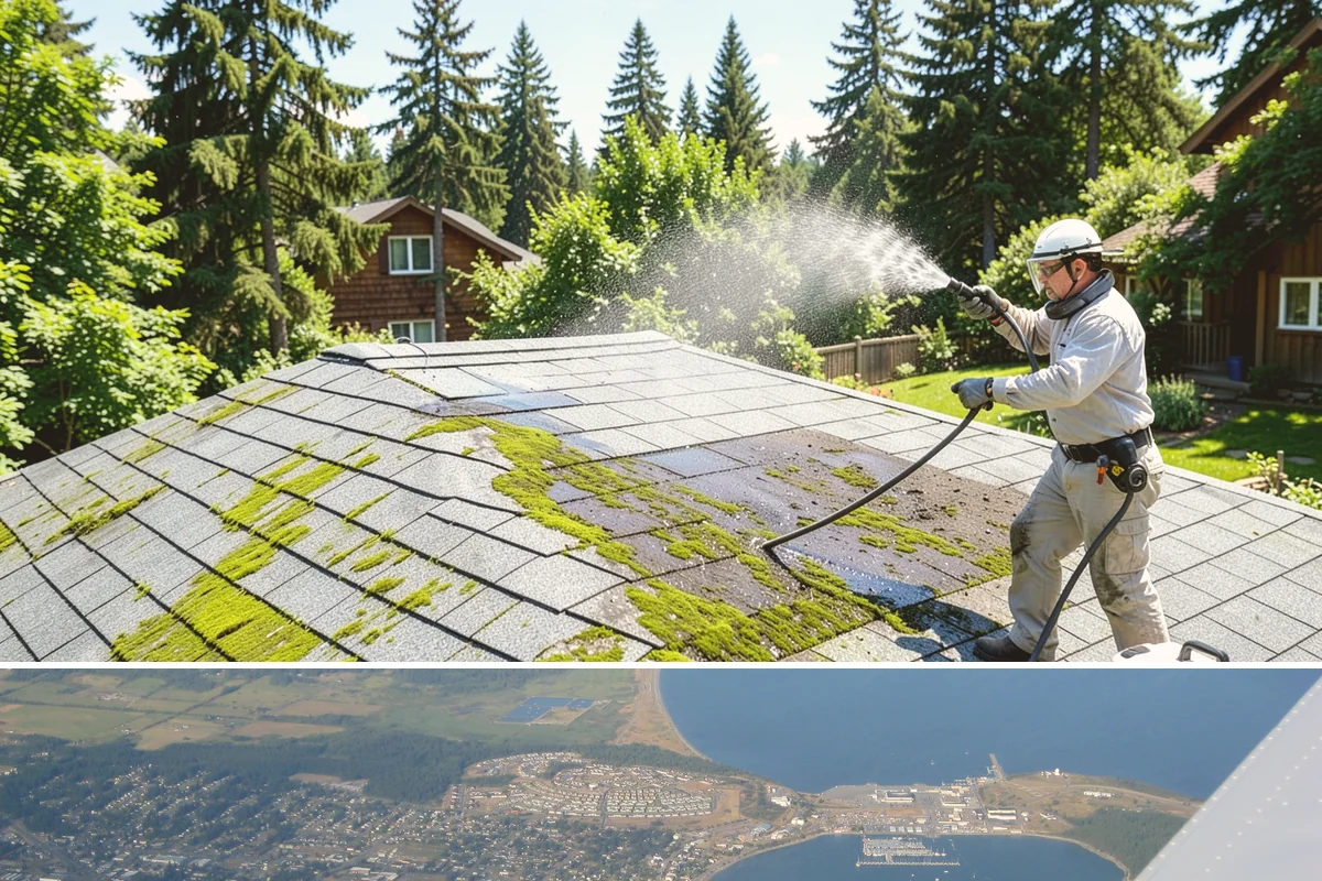 Boat Dock Cleaning in Oak Harbor, Island County, WA - Docks are best cleaned in late spring ahead of boating season, with a fall touch-up to clear summer algae buildup.
