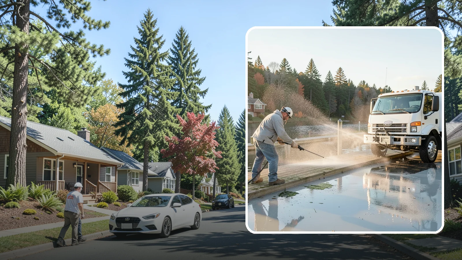 Boat Dock Cleaning in Orting, Pierce County, WA - We clean boat docks across Washington waterfronts to remove slick algae, moss, and waterline grime.