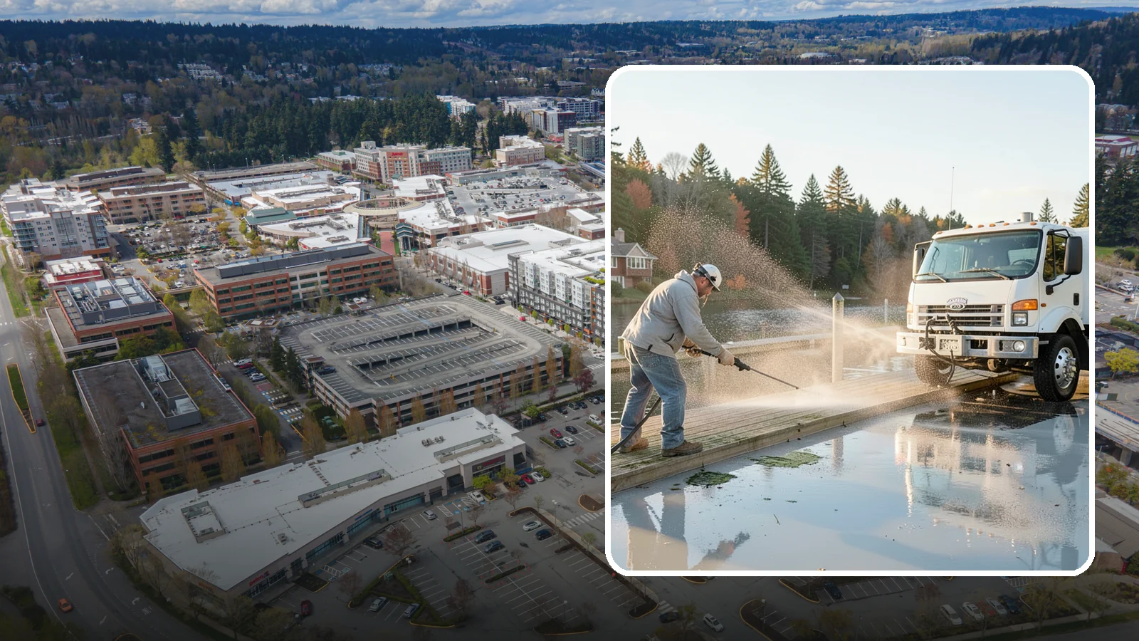 Boat Dock Cleaning in Redmond, King County, WA - We clean boat docks across Washington waterfronts to remove slick algae, moss, and waterline grime.