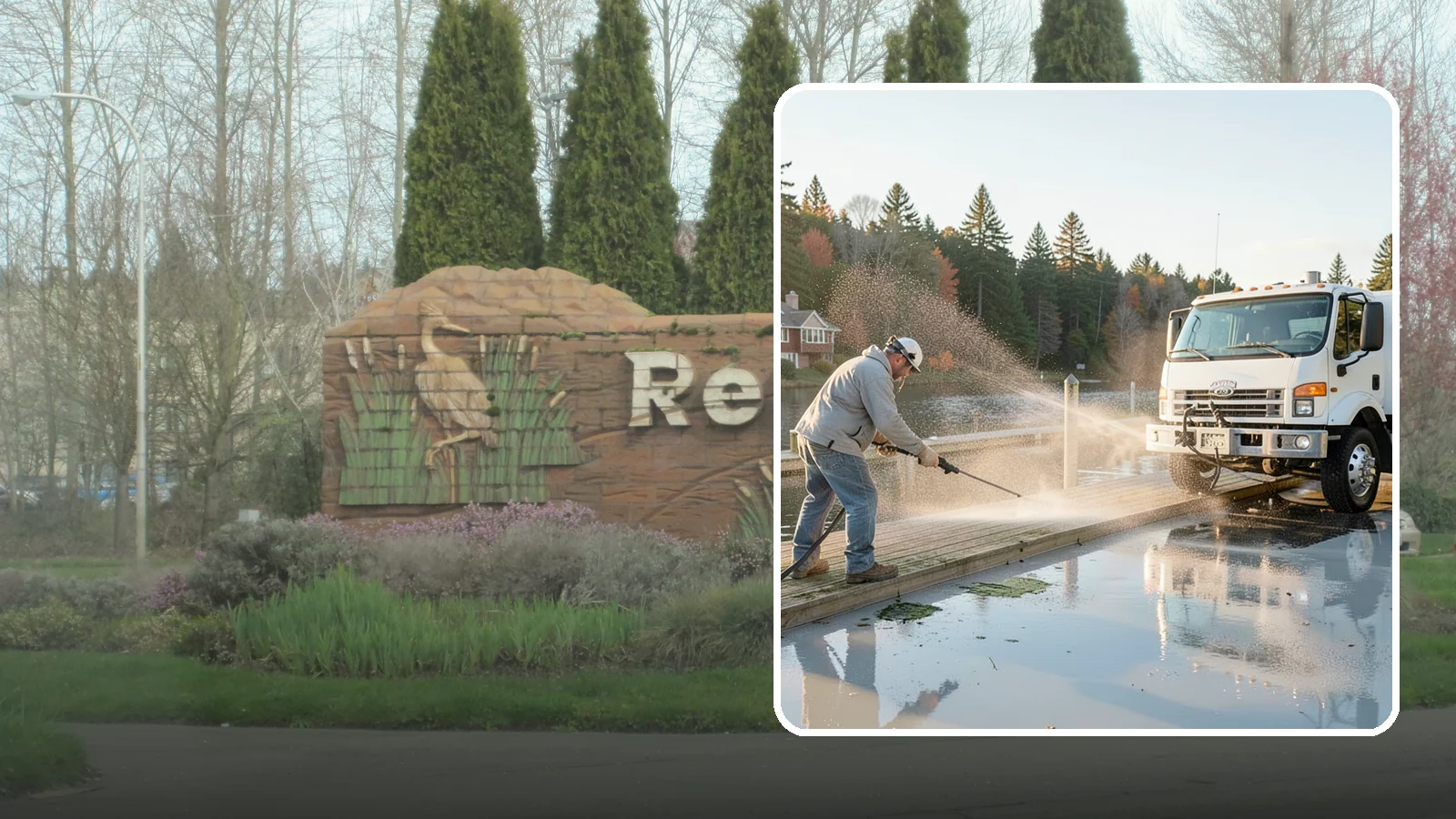 Boat Dock Cleaning in Renton, King County, WA - We clean boat docks across Washington waterfronts to remove slick algae, moss, and waterline grime.