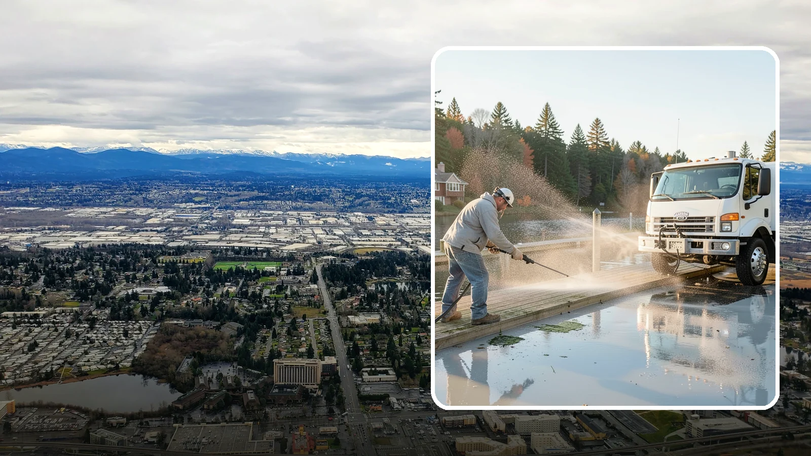 Boat Dock Cleaning in SeaTac, King County, WA - We clean boat docks across Washington waterfronts to remove slick algae, moss, and waterline grime.