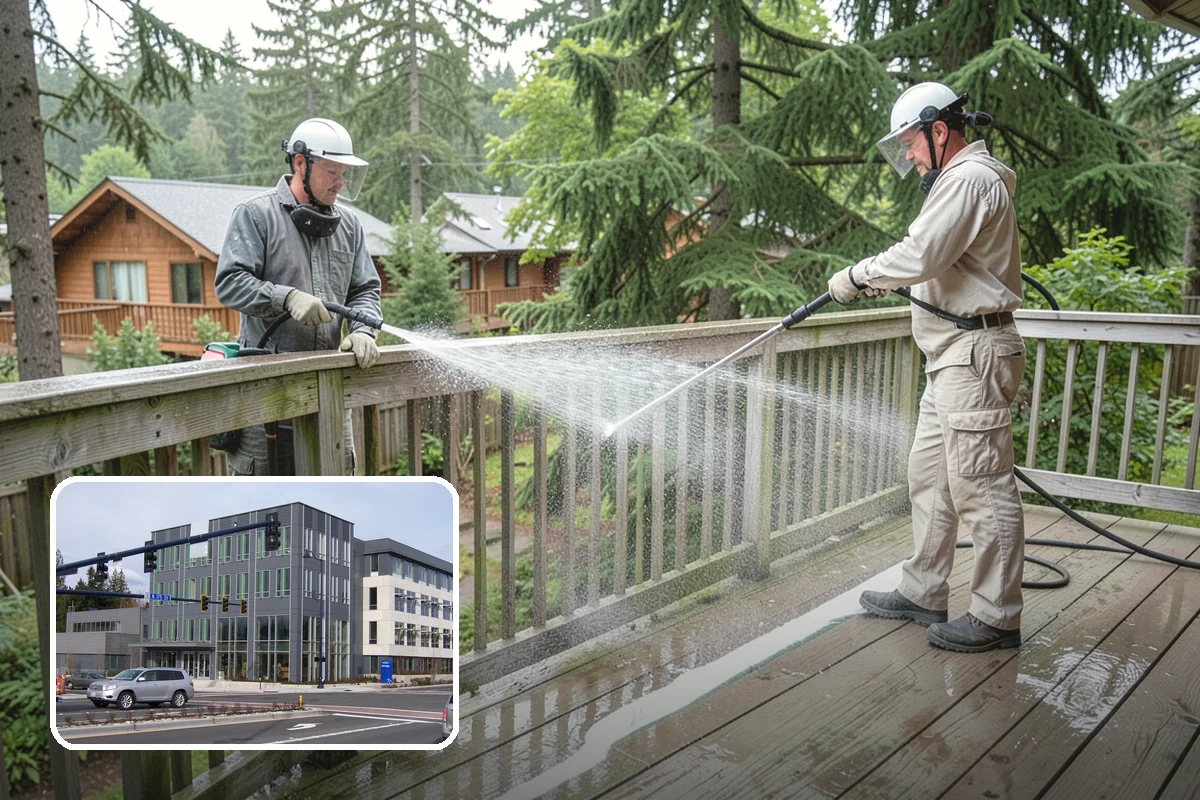 Boat Dock Cleaning in Shoreline, King County, WA - Removes dangerously slick algae from decking