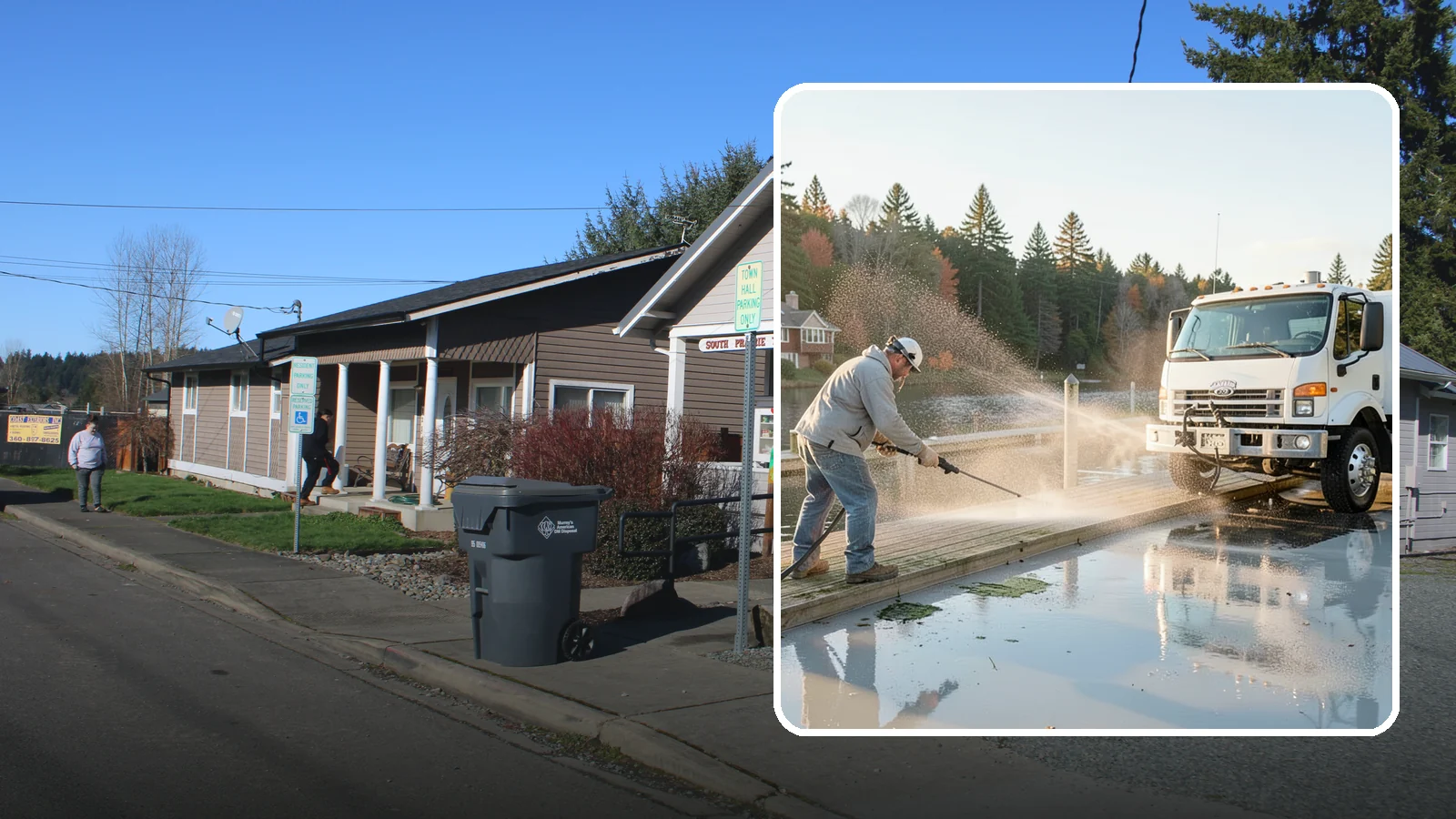 Boat Dock Cleaning in South Prairie, Pierce County, WA - We clean boat docks across Washington waterfronts to remove slick algae, moss, and waterline grime.