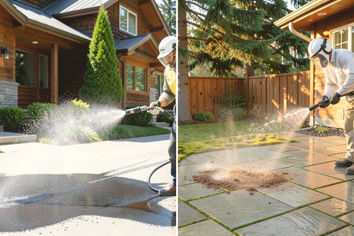 Boat Ramp Cleaning in Bellevue, King County, WA - Assess the ramp and mark the slickest zones