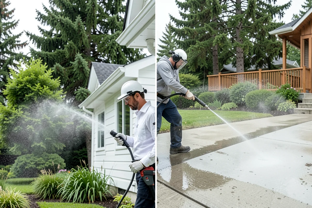 Boat Ramp Cleaning in Concrete, Skagit County, WA - Assess the ramp and mark the slickest zones