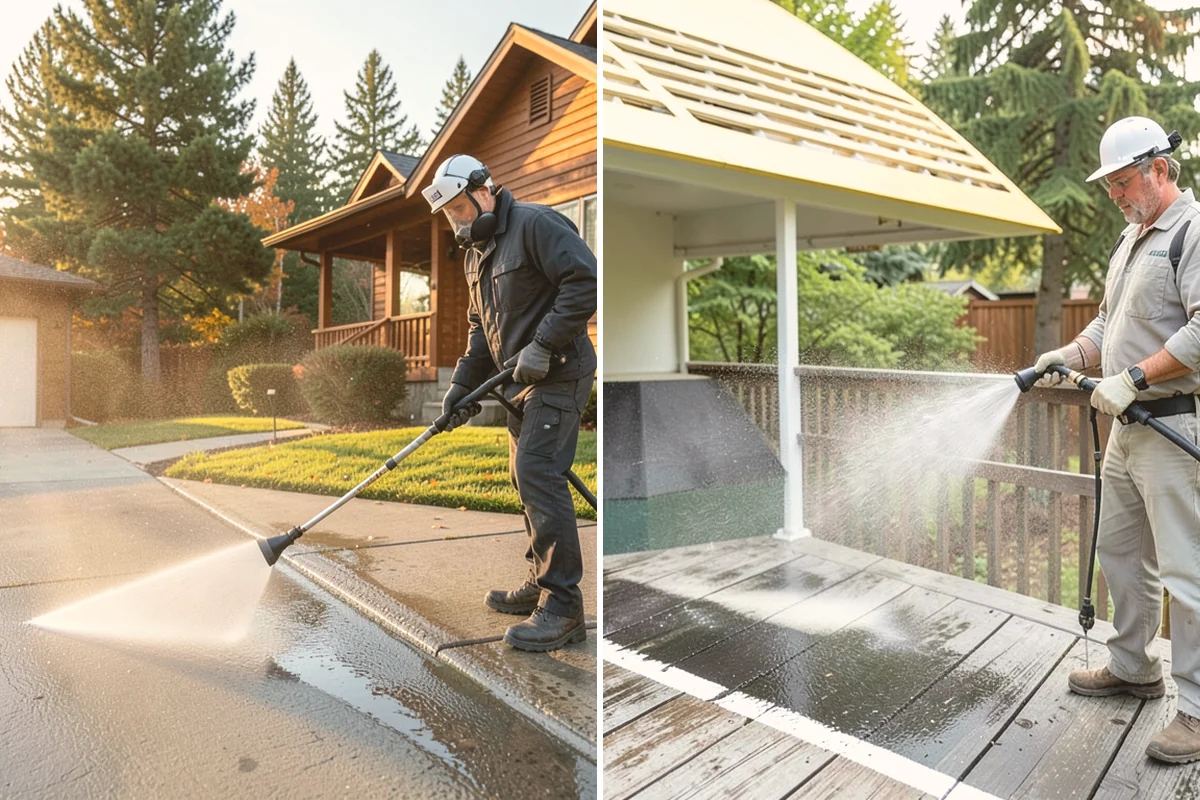 Boat Ramp Cleaning in Eatonville, Pierce County, WA - Assess the ramp and mark the slickest zones