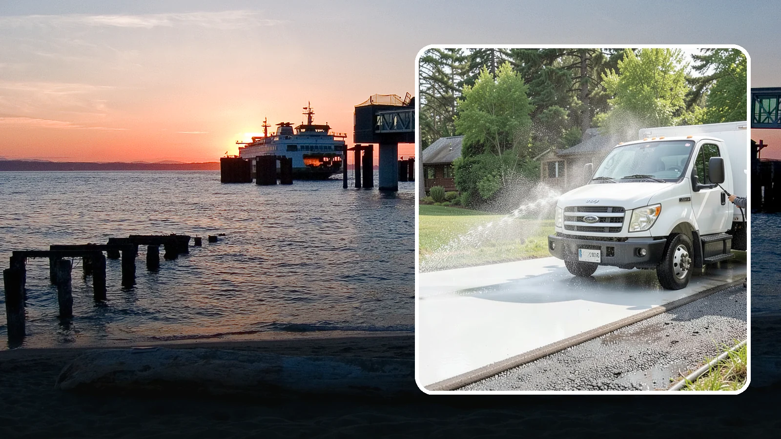 Boat Ramp Cleaning in Edmonds, Snohomish County, WA - We clear slippery algae and muck from Washington boat ramps to make launching safer for trailers and vehicles.