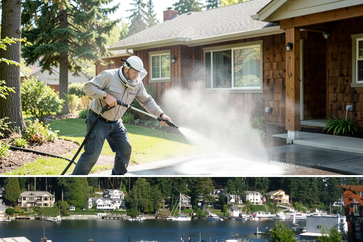 Boat Ramp Cleaning in Gig Harbor, Pierce County, WA - Boat ramps should be cleaned in spring before peak launching and again mid-season as summer algae returns.