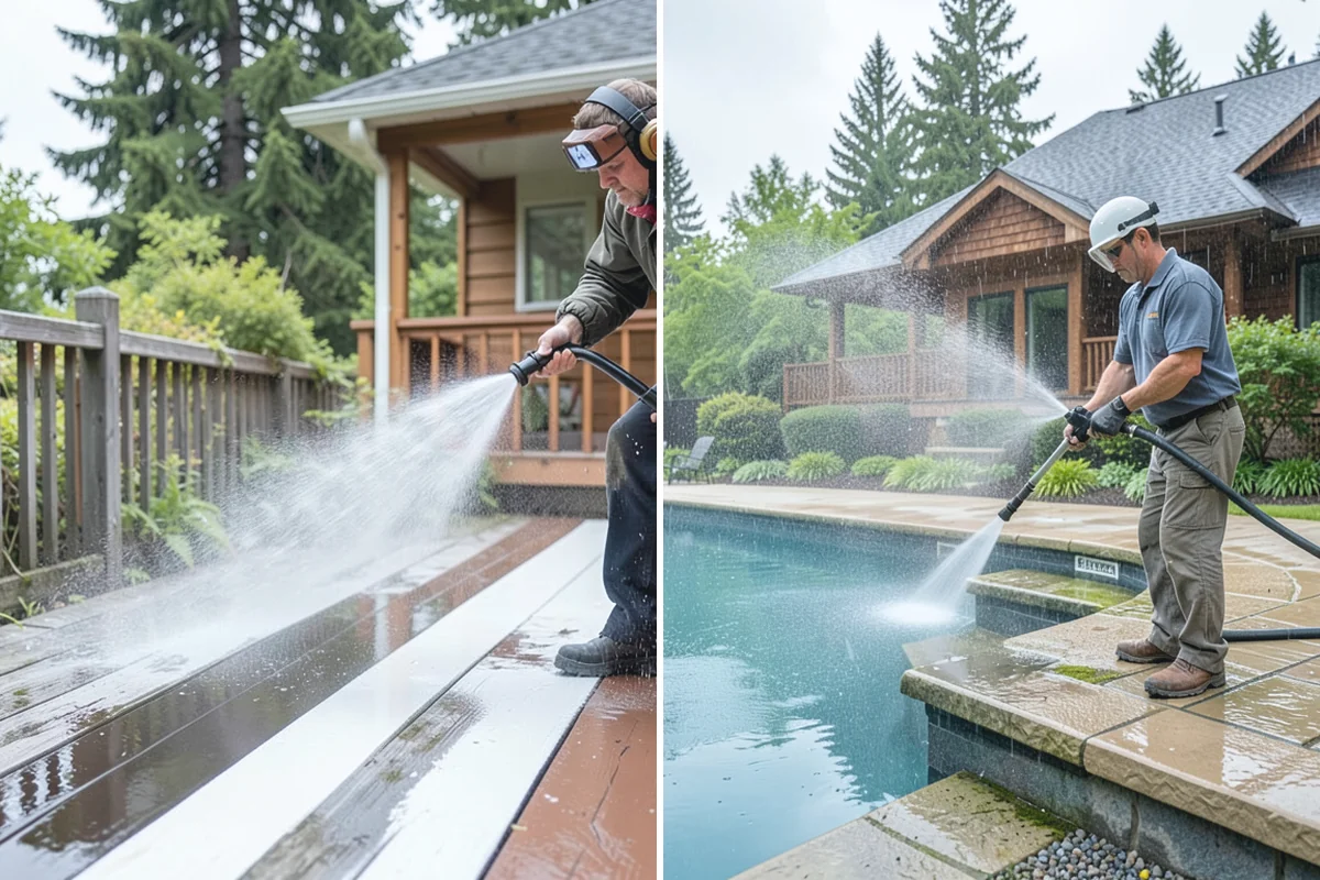 Boat Ramp Cleaning in Granite Falls, Snohomish County, WA - Assess the ramp and mark the slickest zones