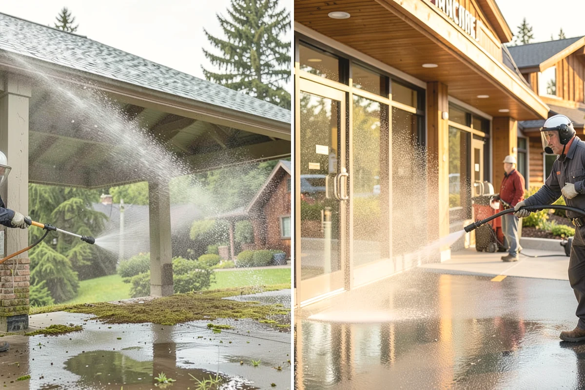 Boat Ramp Cleaning in Issaquah, King County, WA - Assess the ramp and mark the slickest zones