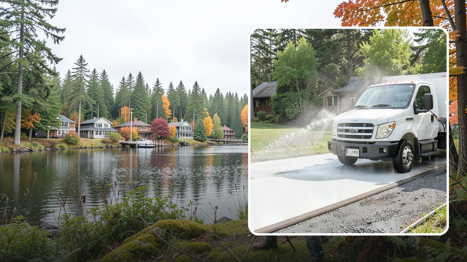 Boat Ramp Cleaning in La Conner, Skagit County, WA - We clear slippery algae and muck from Washington boat ramps to make launching safer for trailers and vehicles.