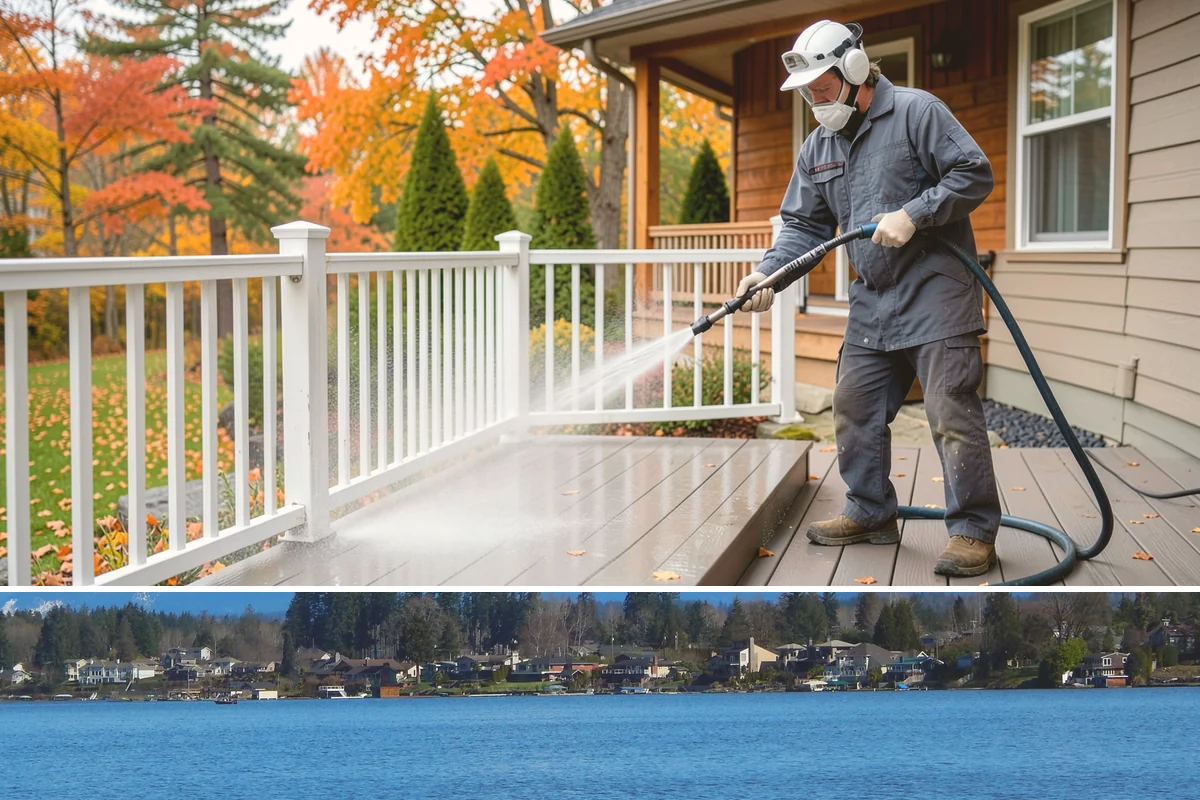 Boat Ramp Cleaning in Lake Stevens, Snohomish County, WA - Boat ramps should be cleaned in spring before peak launching and again mid-season as summer algae returns.