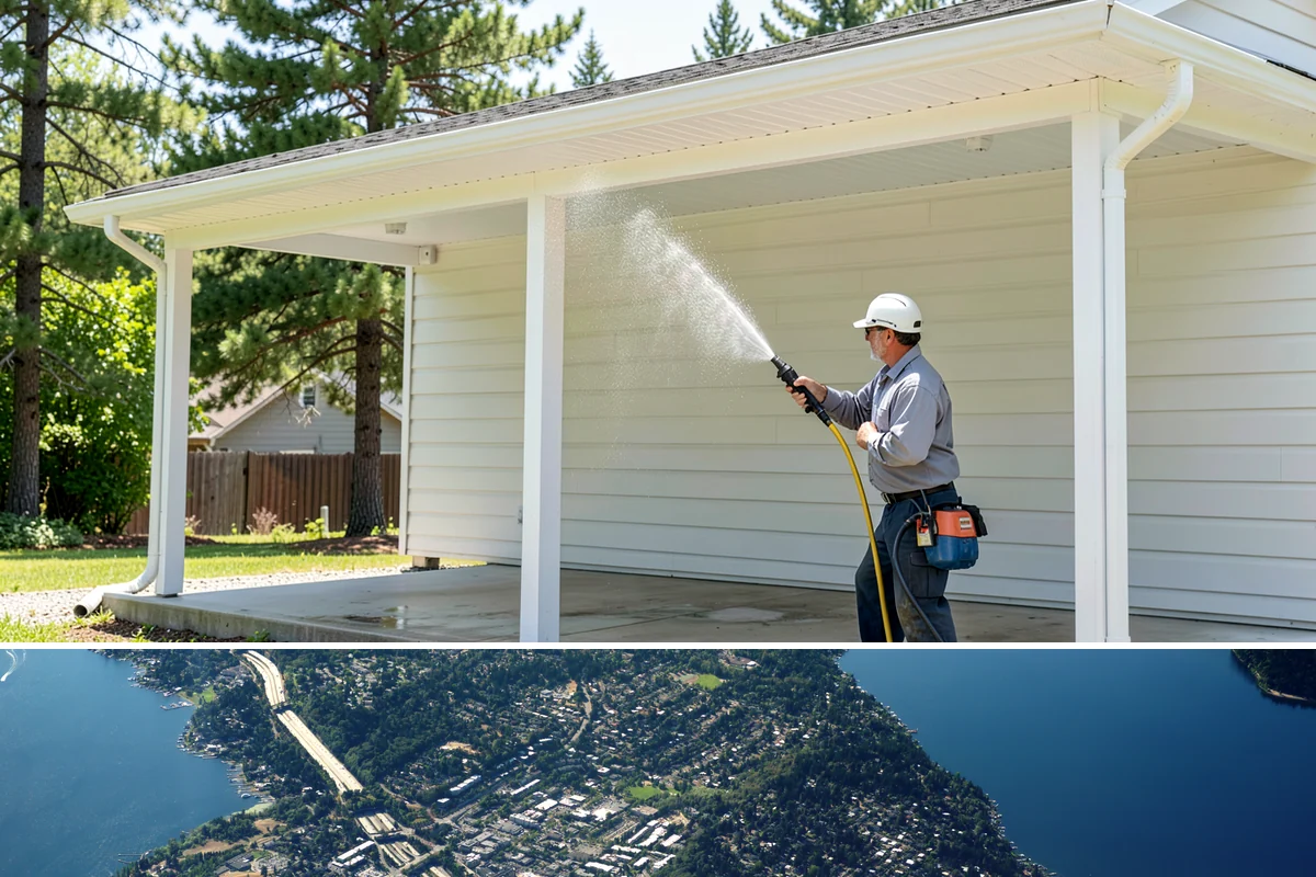Boat Ramp Cleaning in Mercer Island, King County, WA - Boat ramps should be cleaned in spring before peak launching and again mid-season as summer algae returns.