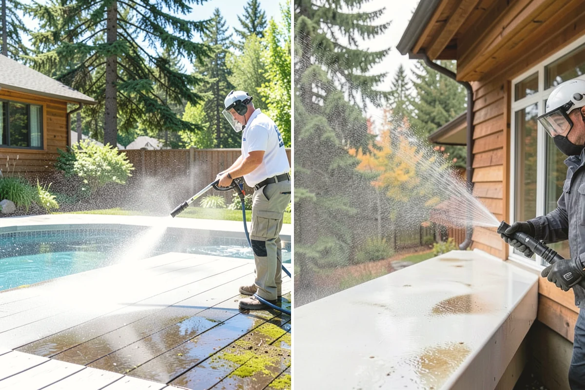 Boat Ramp Cleaning in Mill Creek, Snohomish County, WA - Assess the ramp and mark the slickest zones