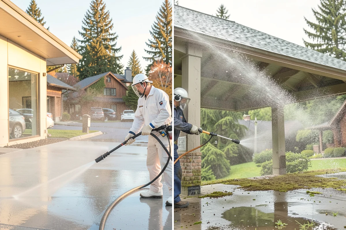 Boat Ramp Cleaning in Mukilteo, Snohomish County, WA - Assess the ramp and mark the slickest zones