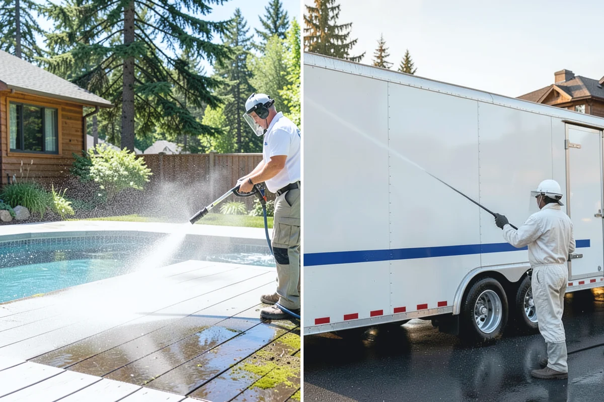Boat Ramp Cleaning in Redmond, King County, WA - Assess the ramp and mark the slickest zones