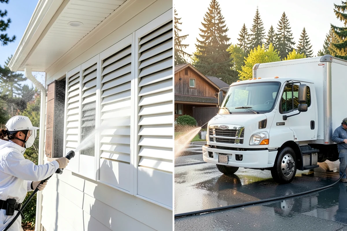 Boat Ramp Cleaning in Snoqualmie, King County, WA - Assess the ramp and mark the slickest zones