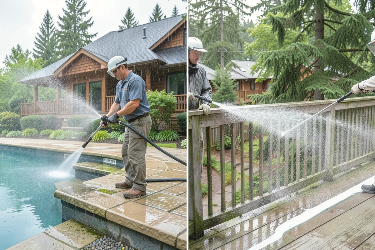Boat Ramp Cleaning in Tacoma, Pierce County, WA - Assess the ramp and mark the slickest zones