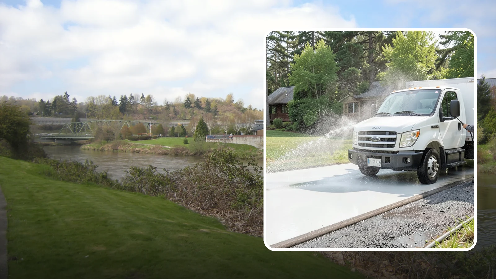 Boat Ramp Cleaning in Tukwila, King County, WA - We clear slippery algae and muck from Washington boat ramps to make launching safer for trailers and vehicles.