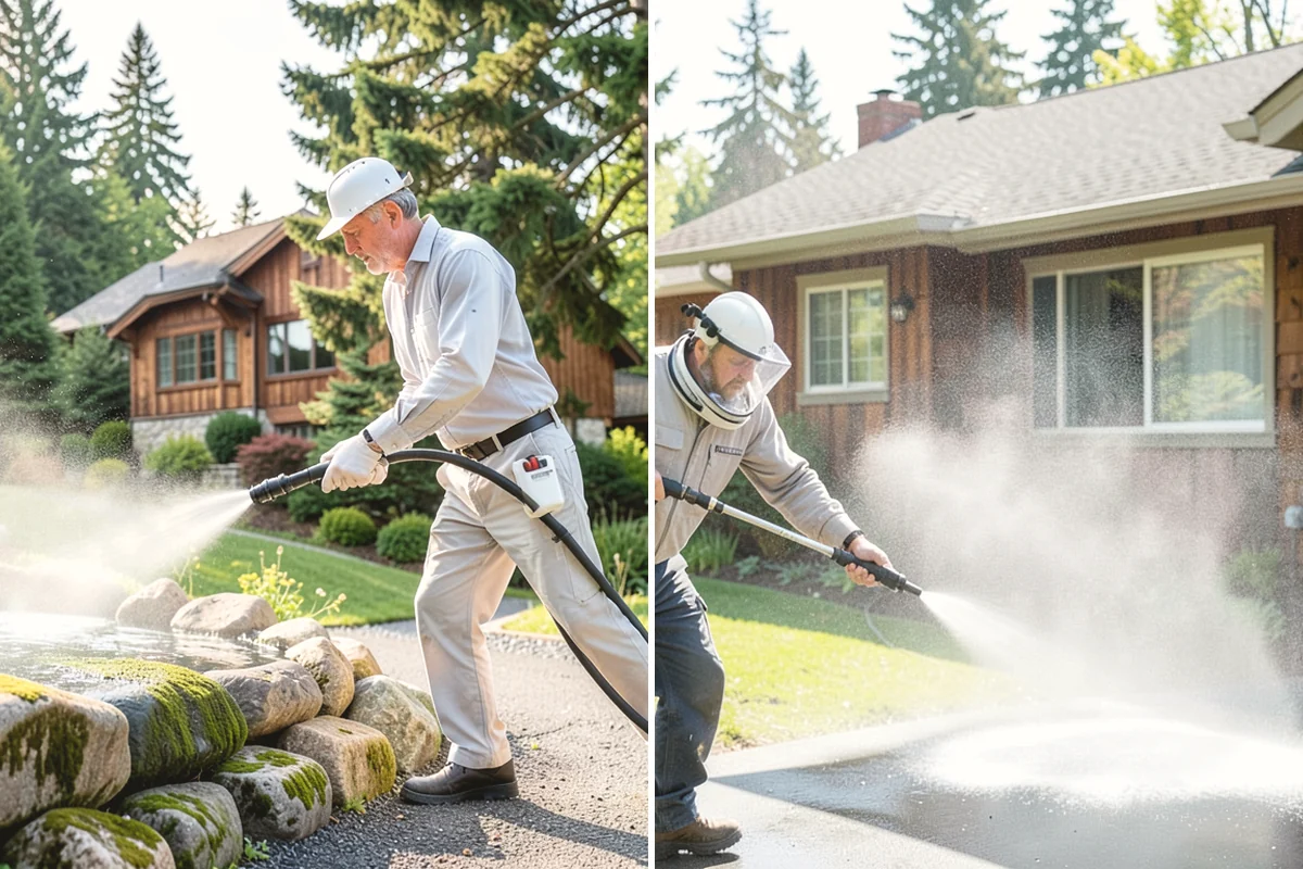 Boat Ramp Cleaning in Tukwila, King County, WA - Assess the ramp and mark the slickest zones