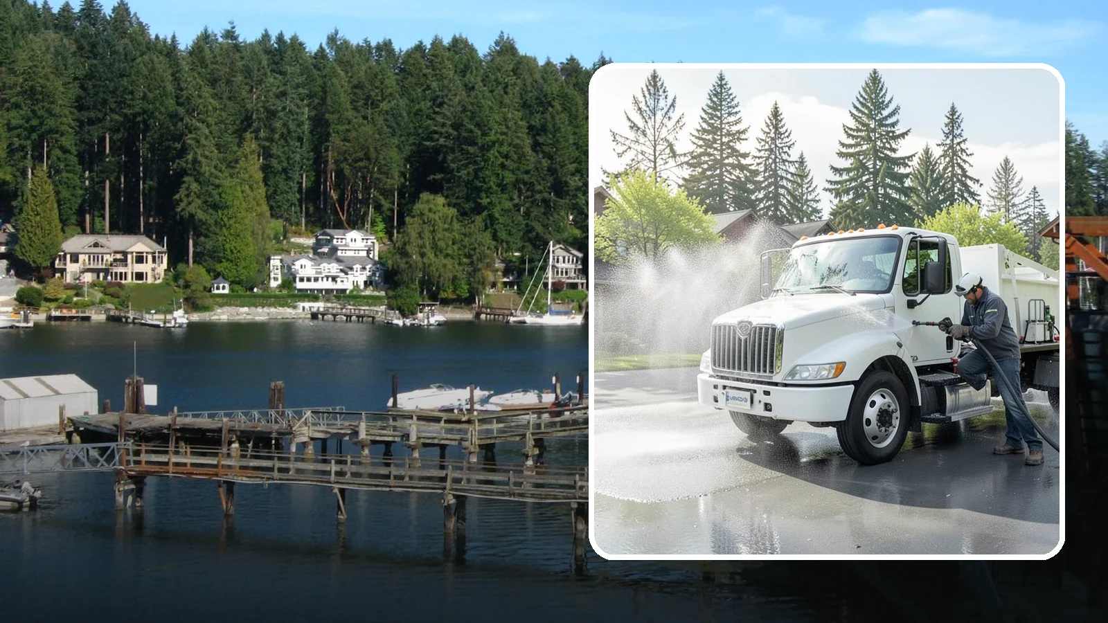 Boat Washing in Gig Harbor, Pierce County, WA - We wash boat hulls, decks, and topsides to remove the algae, salt residue, and grime that Puget Sound waters leave behind.