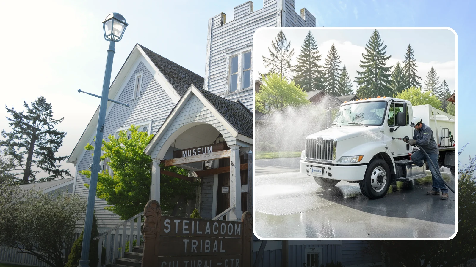 Boat Washing in Steilacoom, Pierce County, WA - We wash boat hulls, decks, and topsides to remove the algae, salt residue, and grime that Puget Sound waters leave behind.