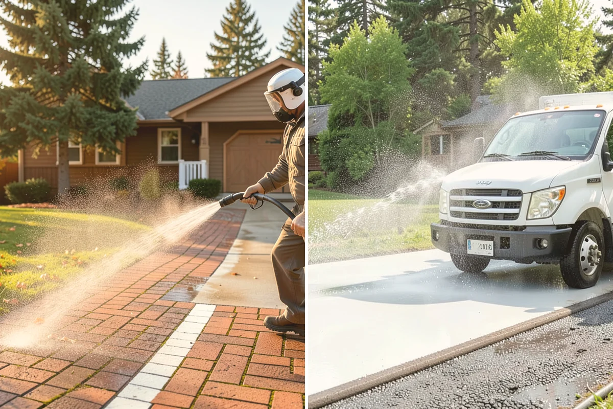 Breezeway Cleaning in Algona, King County, WA - Clear leaves and debris from the passage