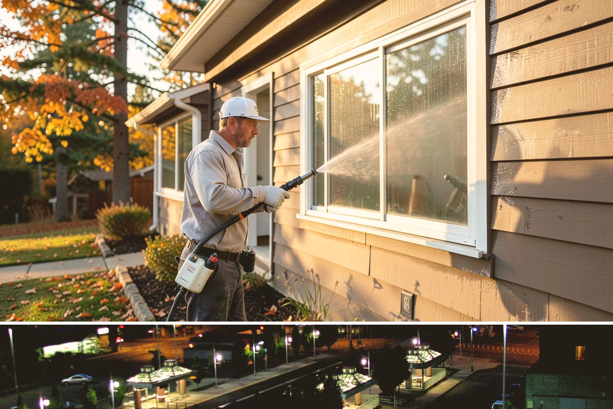 Breezeway Cleaning in Auburn, King County, WA - Wash breezeways in spring to clear winter moss and slick buildup before heavier warm-season foot traffic.