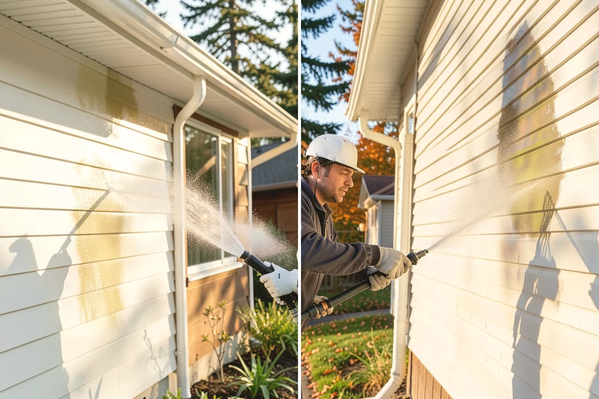 Breezeway Cleaning in Black Diamond, King County, WA - Clear leaves and debris from the passage