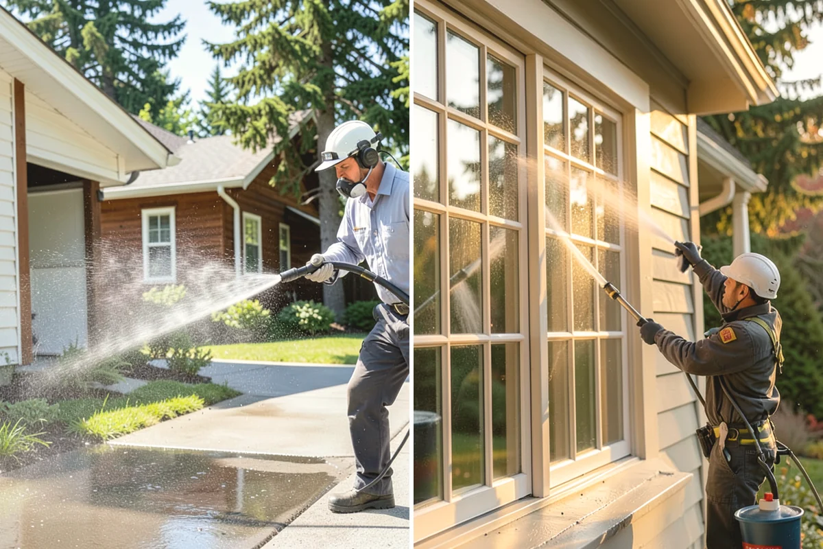 Breezeway Cleaning in Burlington, Skagit County, WA - Clear leaves and debris from the passage