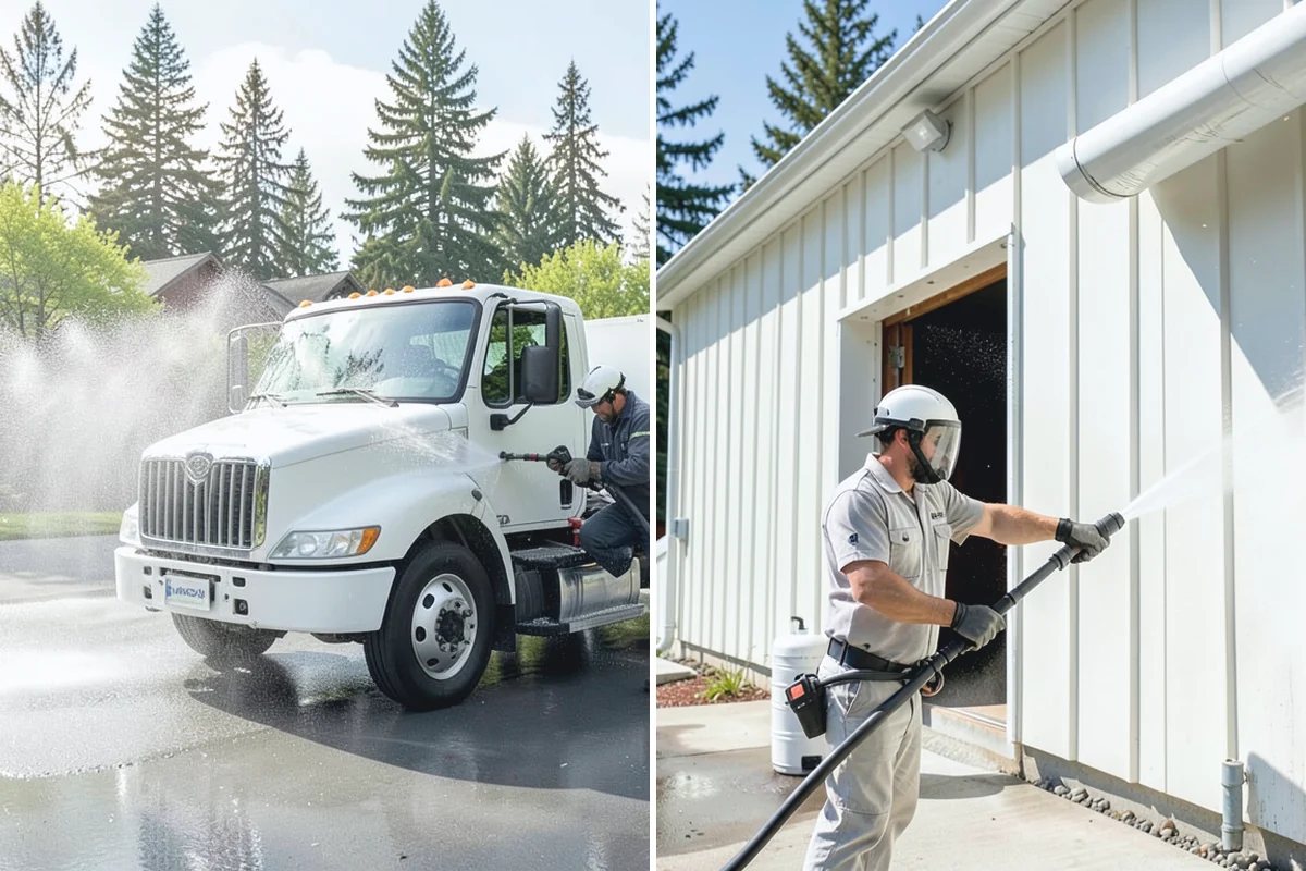Breezeway Cleaning in Coupeville, Island County, WA - Clear leaves and debris from the passage