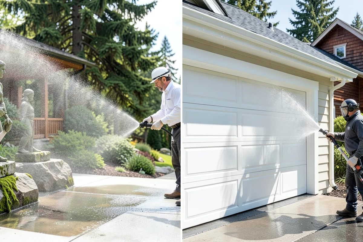 Breezeway Cleaning in DuPont, Pierce County, WA - Clear leaves and debris from the passage