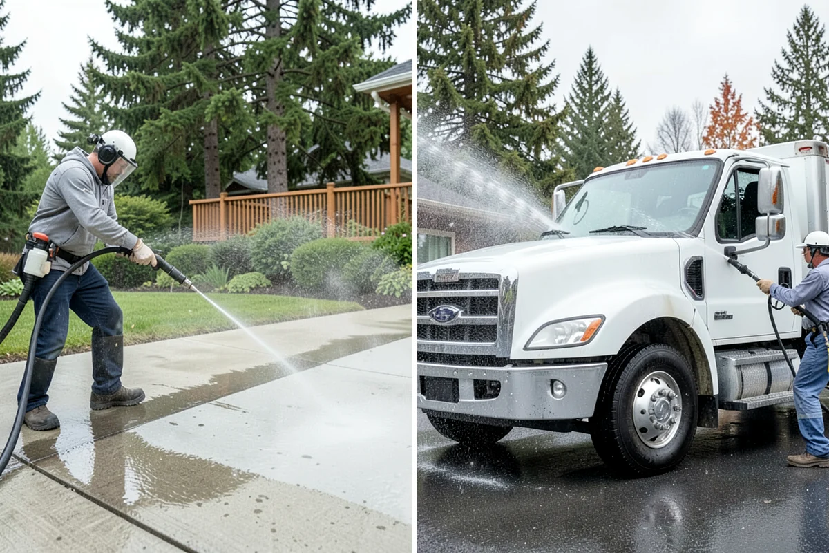 Breezeway Cleaning in Everett, Snohomish County, WA - Clear leaves and debris from the passage