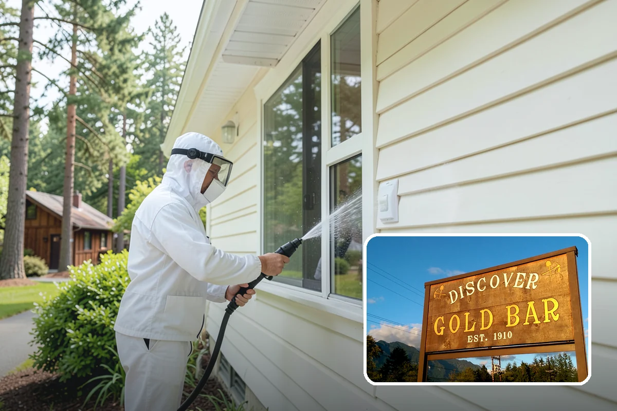 Breezeway Cleaning in Gold Bar, Snohomish County, WA - Clears moss and slick film from the walkway floor