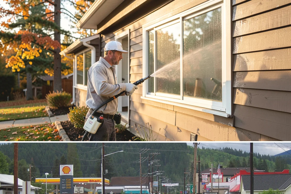 Breezeway Cleaning in Granite Falls, Snohomish County, WA - Wash breezeways in spring to clear winter moss and slick buildup before heavier warm-season foot traffic.