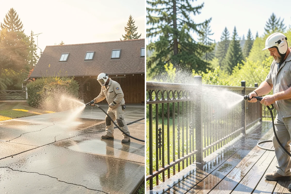 Breezeway Cleaning in Index, Snohomish County, WA - Clear leaves and debris from the passage